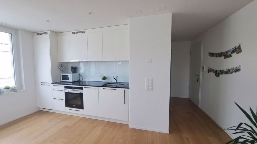 Schöne 2.5-Zimmer-Neubauwohnung im Dachgeschoss - Kueche-1.jpg