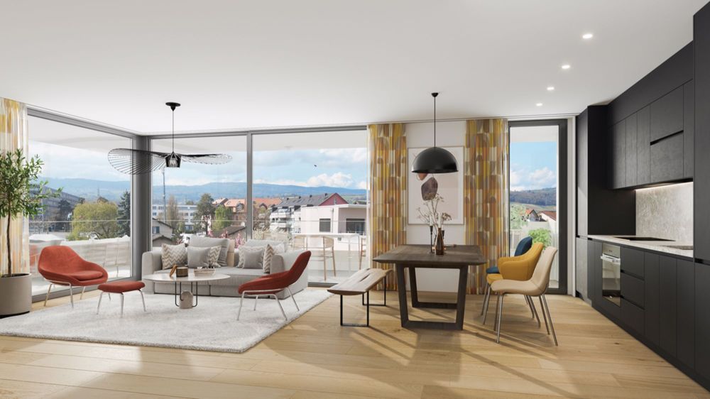 Bel Appartement neuf de 4.5 pièces à Gland dans une PPE contemporaine - Int_1_Draft_3.jpg