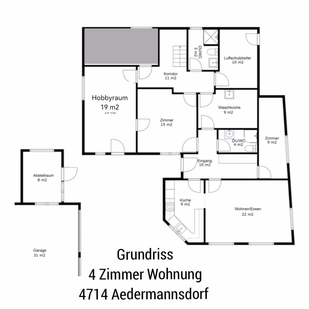 Grosszügige 4-Zi-Wohnung im EG inkl. 2 Parkplätze - Erstbezug nach Sanierung - Bild 8