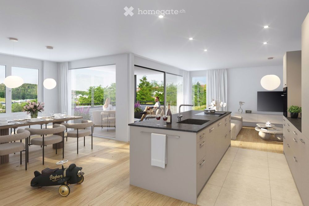 Attraktive 4 1/2-Zimmerwohnung in Elsau - Bild 1