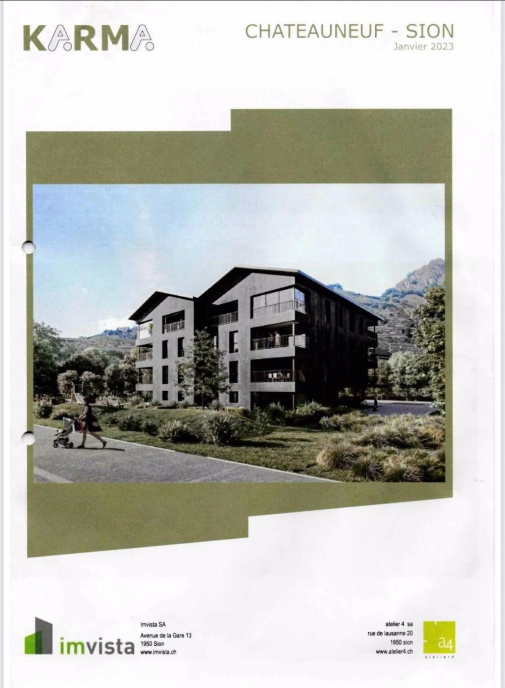 Neue 2.5-Zimmer-Wohnung in Sion - Bild 1