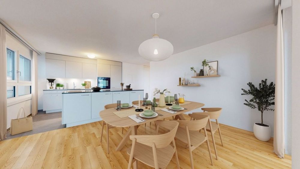 Maisonette-Wohnungen - Erstbezug nach Gesamtsanierung! - Holenacker-Familie-Kueche.jpg