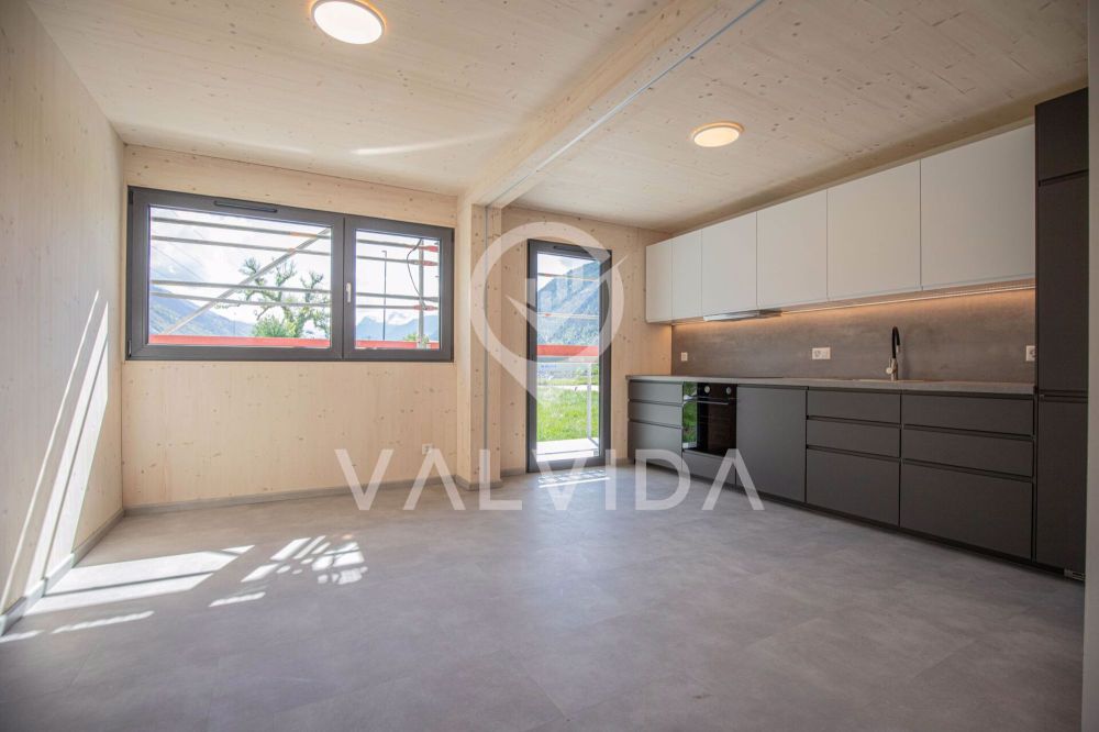 Moderne 1.5-Zimmer-Mietwohnung in Gampel – Erstbezug mit traumhaftem Blick - Bild 1