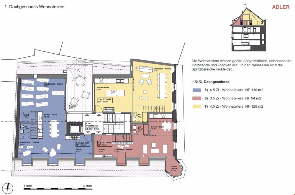 Einzigartige Atelierwohnung mit 136?m² – Sichtholz, Charme und Charakter - Bild 11