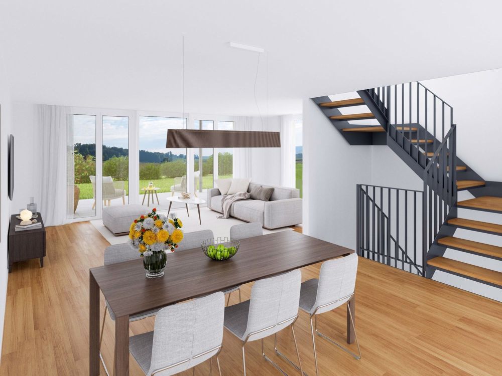 hameaudecormagens.ch - Maison mitoyenne moderne de 6,5 pièces à louer - Bild 3