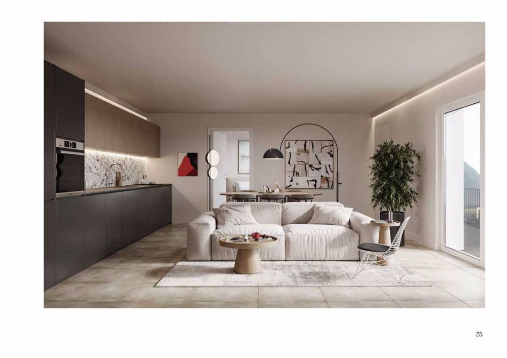 Nuovo e moderno appartamento Minergie-P-ECO - Zona giorno