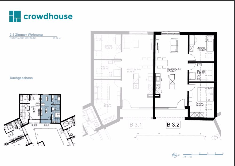 3 Zimmer-Wohnung im herzen von Boniswil - Bild 8