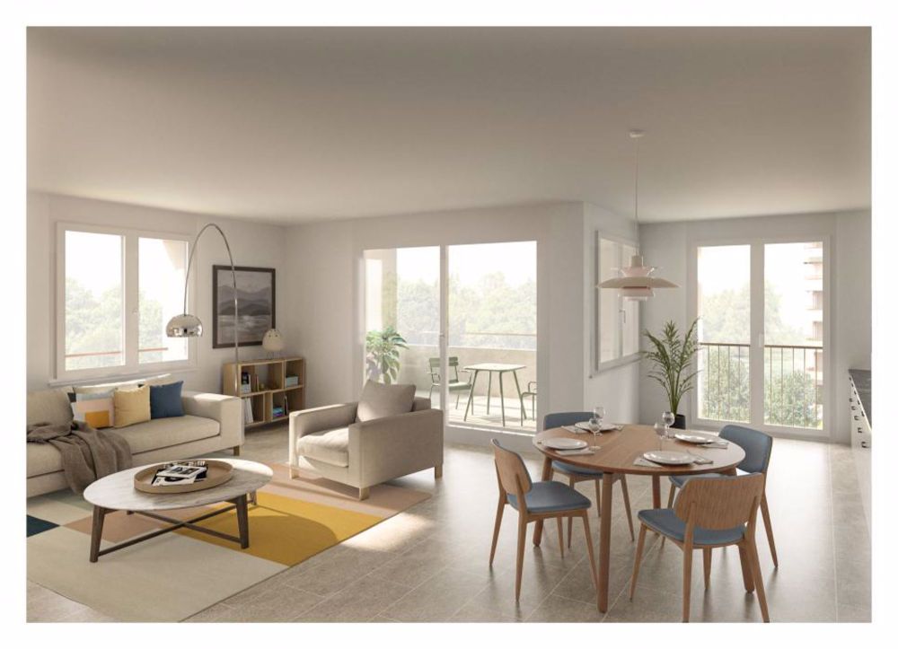 A louer à Prairie 2 - Appartement neuf et de standing de 4.5 pièces au rez-de-chaussée avec grande terrasse ! - Bild 4