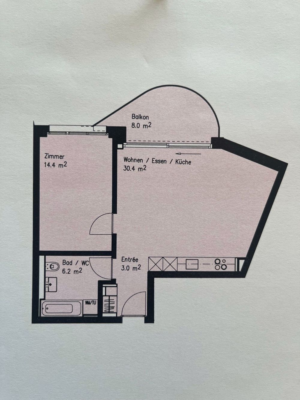 2½ ZI-WOHNUNG IN ZÜRICH - KREIS 8, MÖBLIERT, TEMPORÄR - Bild 8