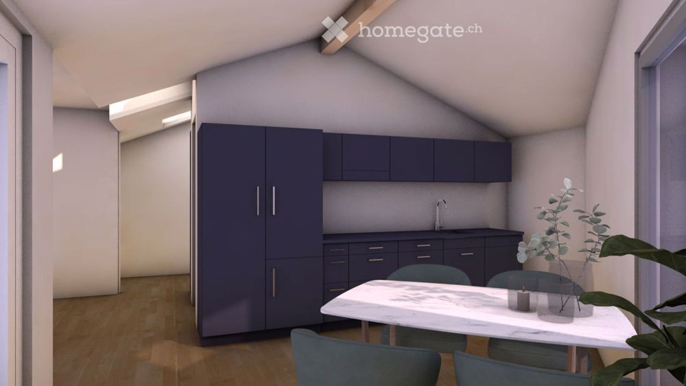 Neue 2.5-Zimmer-Dachwohnung mit Balkon in Winterthur - Bild 1