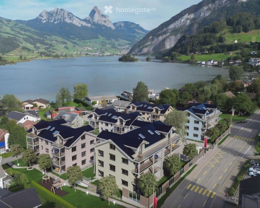 3.5-Zimmer-Wohnung mit Seeblick in neuer Überbauung Niedermatt Lauerz - Bild 1