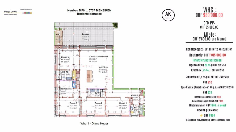 EG Terrassewohnung, Beste Angebot mit Grillplatz und, und und!! - Bild 1