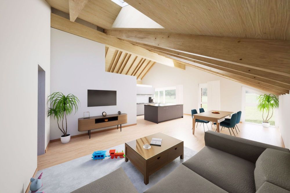 Moderne 4.5-Zimmer-Dachwohnung in Mühlethurnen - Bild 5