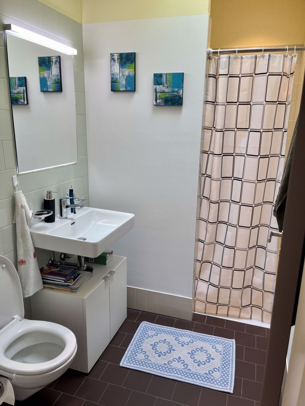 Helle 4.5-Zimmerwohnung an sehr zentraler Lage - Bad mit Dusche