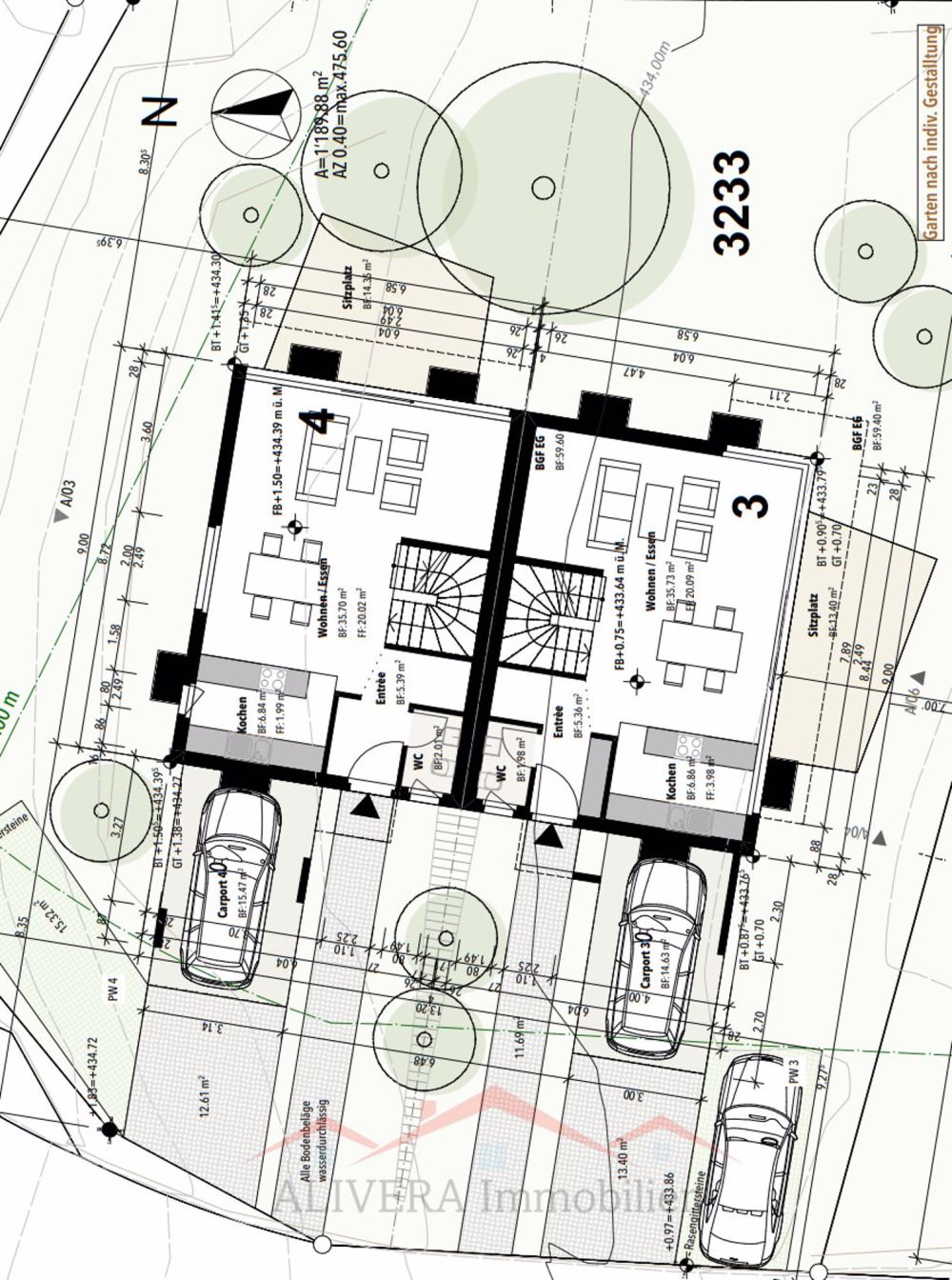 Modernes Neubauprojekt: Doppeleinfamilienhäuser in 4254 Kleinlützel, K - EG