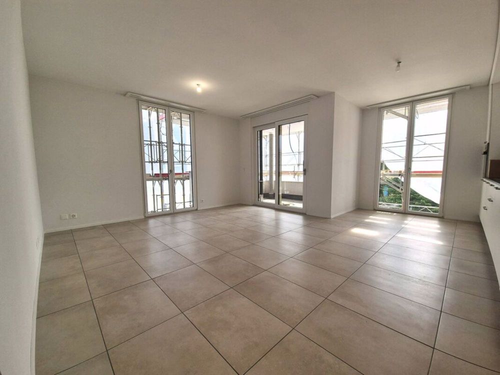 Prairie 4 - 3,5-Zimmer-Wohnung im Erdgeschoss - Séjour-cuisine