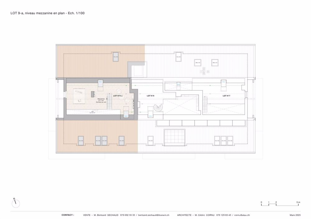 Magnifique appartement aux COMBLES avec MEZZANINE et Grand balcon - Lot 9 - Bild 6