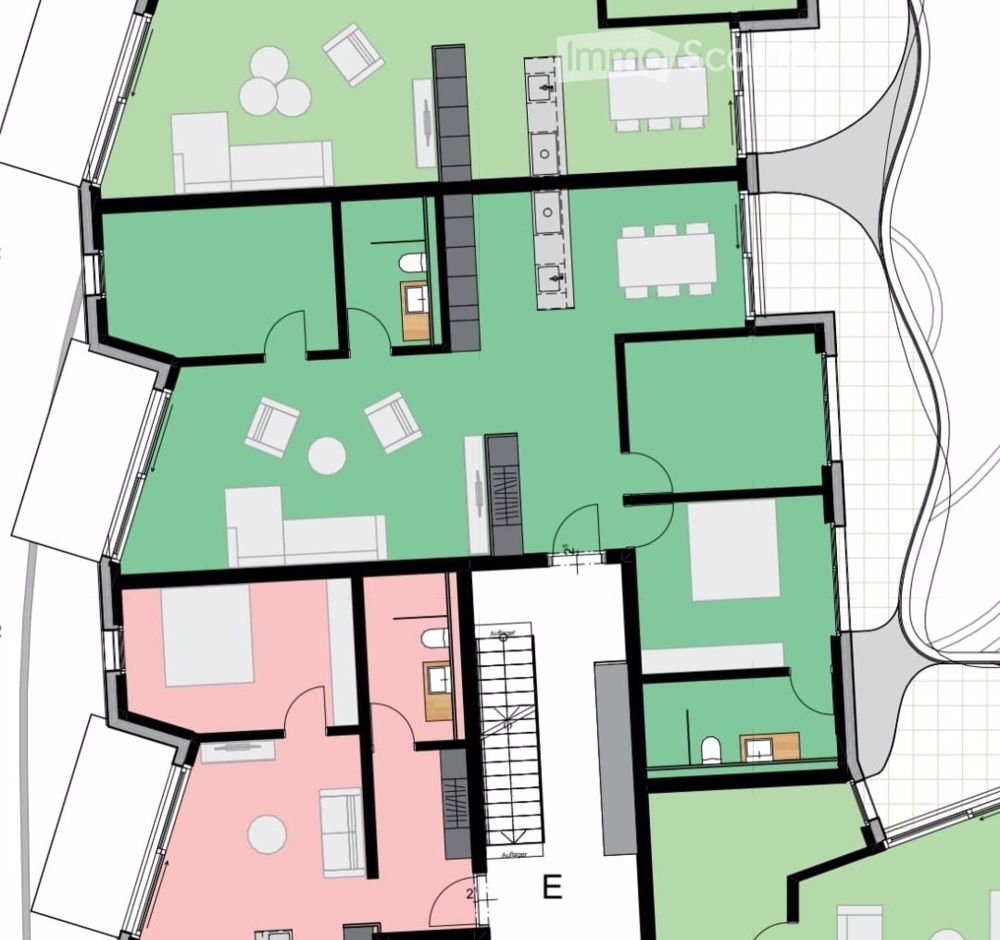Moderne 4.5-Zimmer-Neubau-Wohnung mit Balkon in Chur - Bild 1