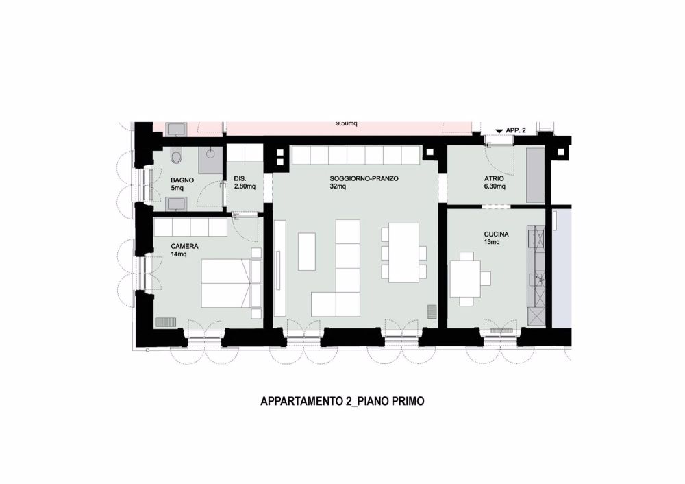 Appartamento 2.5 locali di 73,00 m2 al 1. piano in zona centrale e soleggiata (App. 2) - APP2.jpg