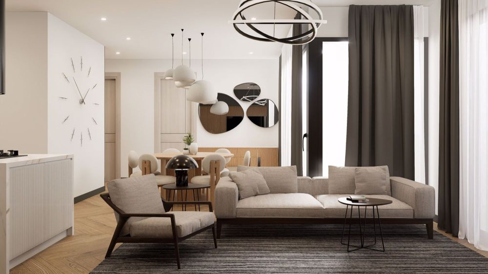 2,5 Zimmer Parterre, Dusche, Küche mit Insel, Terrasse und privatem Garten - Bild 8