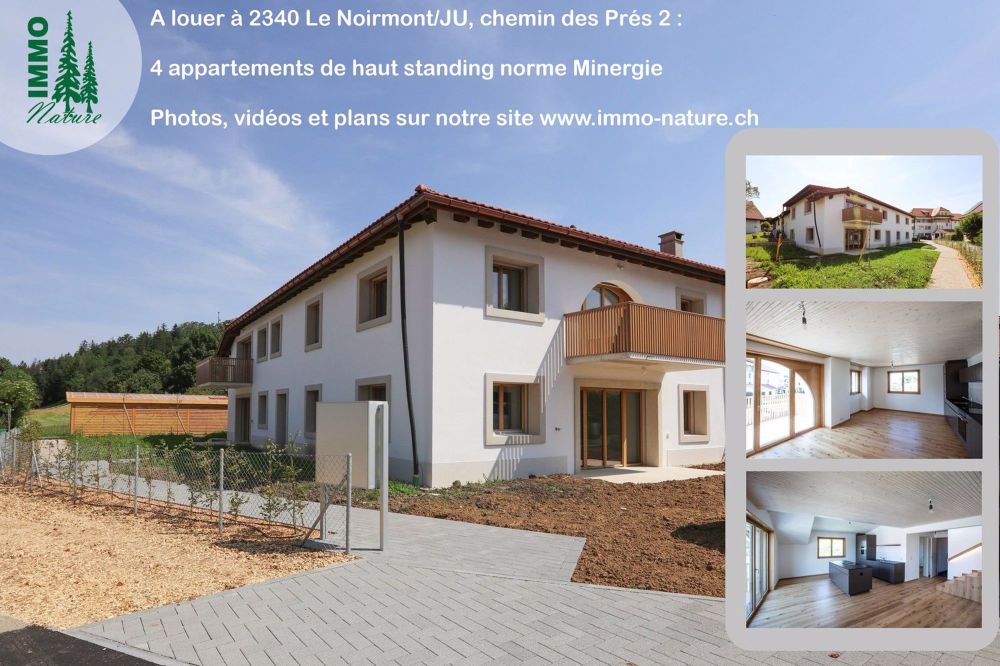 Neue 2,5-Zimmer-Wohnung mit Garten, Terrasse, Gemüsebeet und Parkplatz - Bild 1