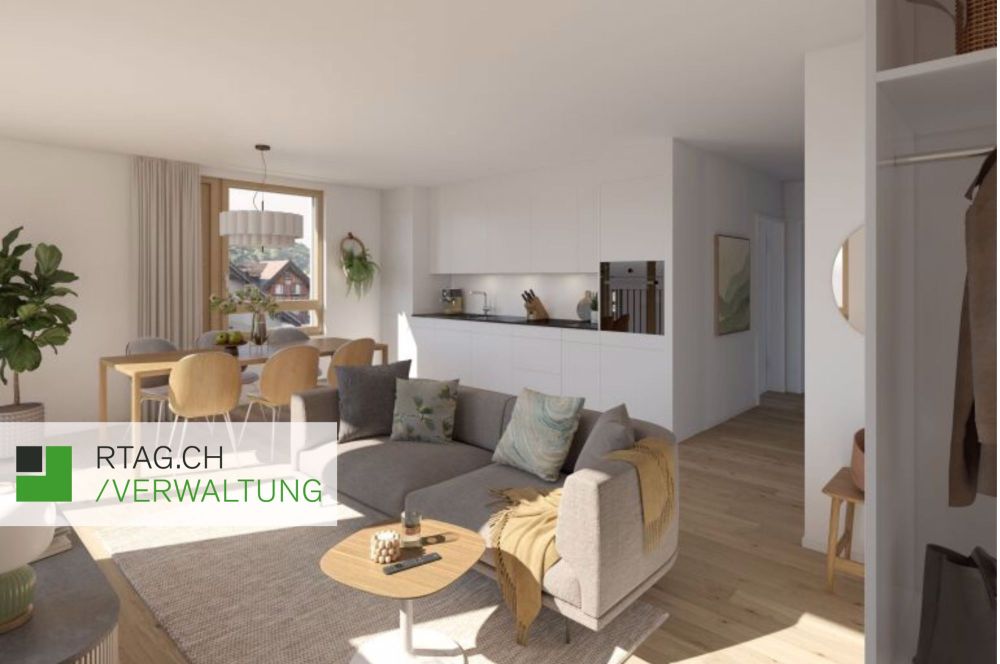 ERSTVERMIETUNG - Lichtdurchflutete Wohnung an zentraler Lage im Dorf - Bild 1