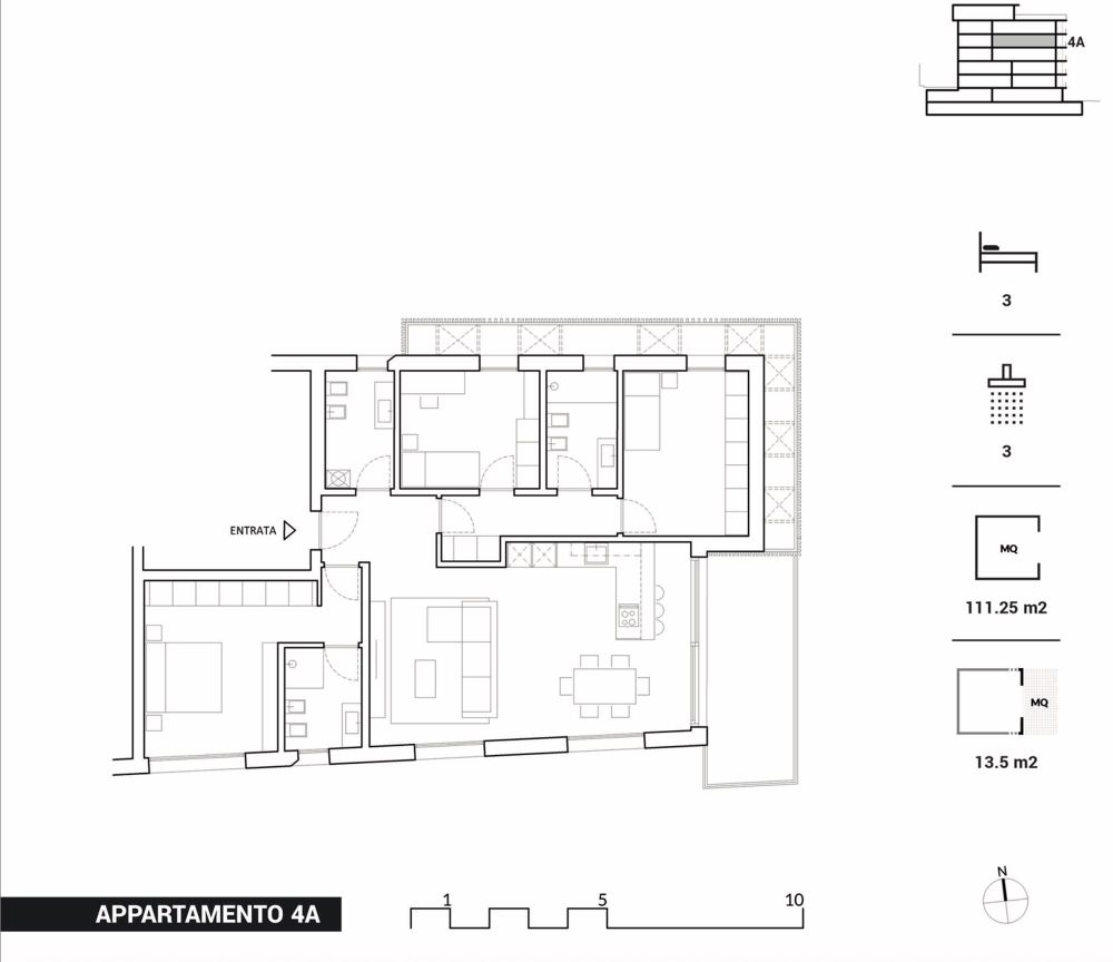 4 ½ Zimmer-Wohnung in Lugano mieten - Bild 10