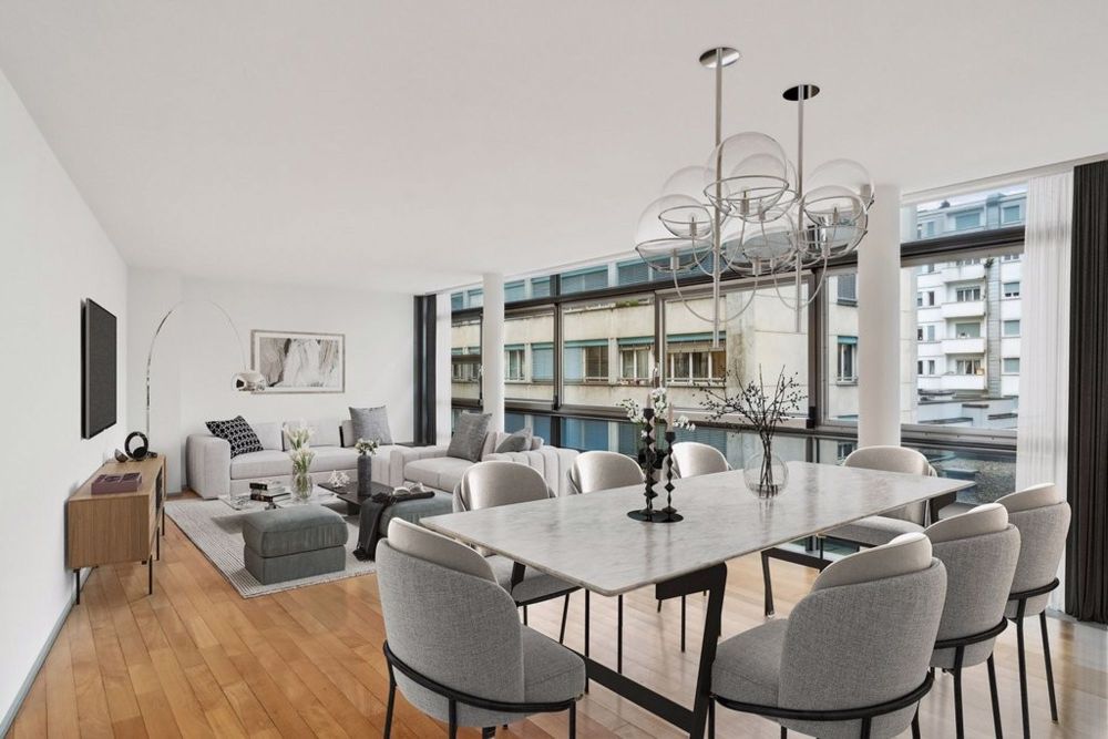 Prachtvolle contemporaine Wohnung ideal gelegen nahe dem Genfer See - 83753.02.salon.jpg
