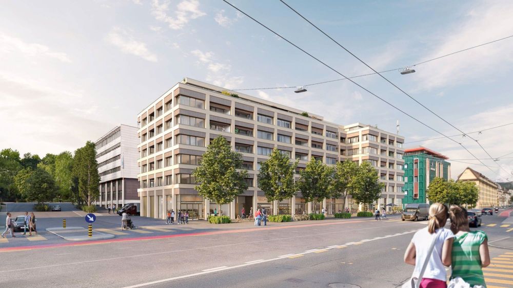 Moderne Wohnung in der neuen Überbauung Tribsche - Aussenansicht