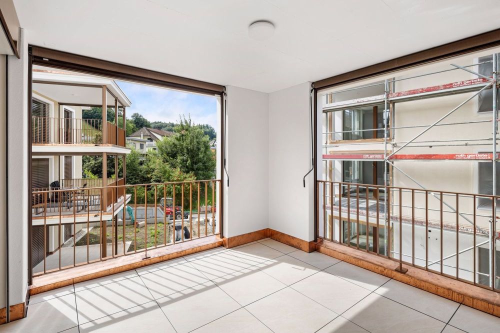 Hochmoderne 3.5-Zimmerwohnung mit Balkon im Erstbezug - Balkon