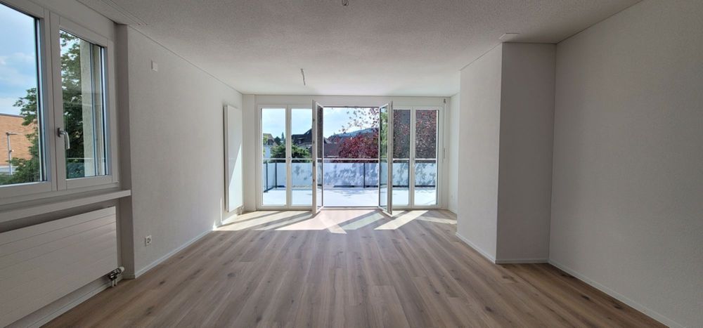 Erstvermietung: 4.5-Zimmer-Wohnung mit grosser Terrasse - Wohnzimmer