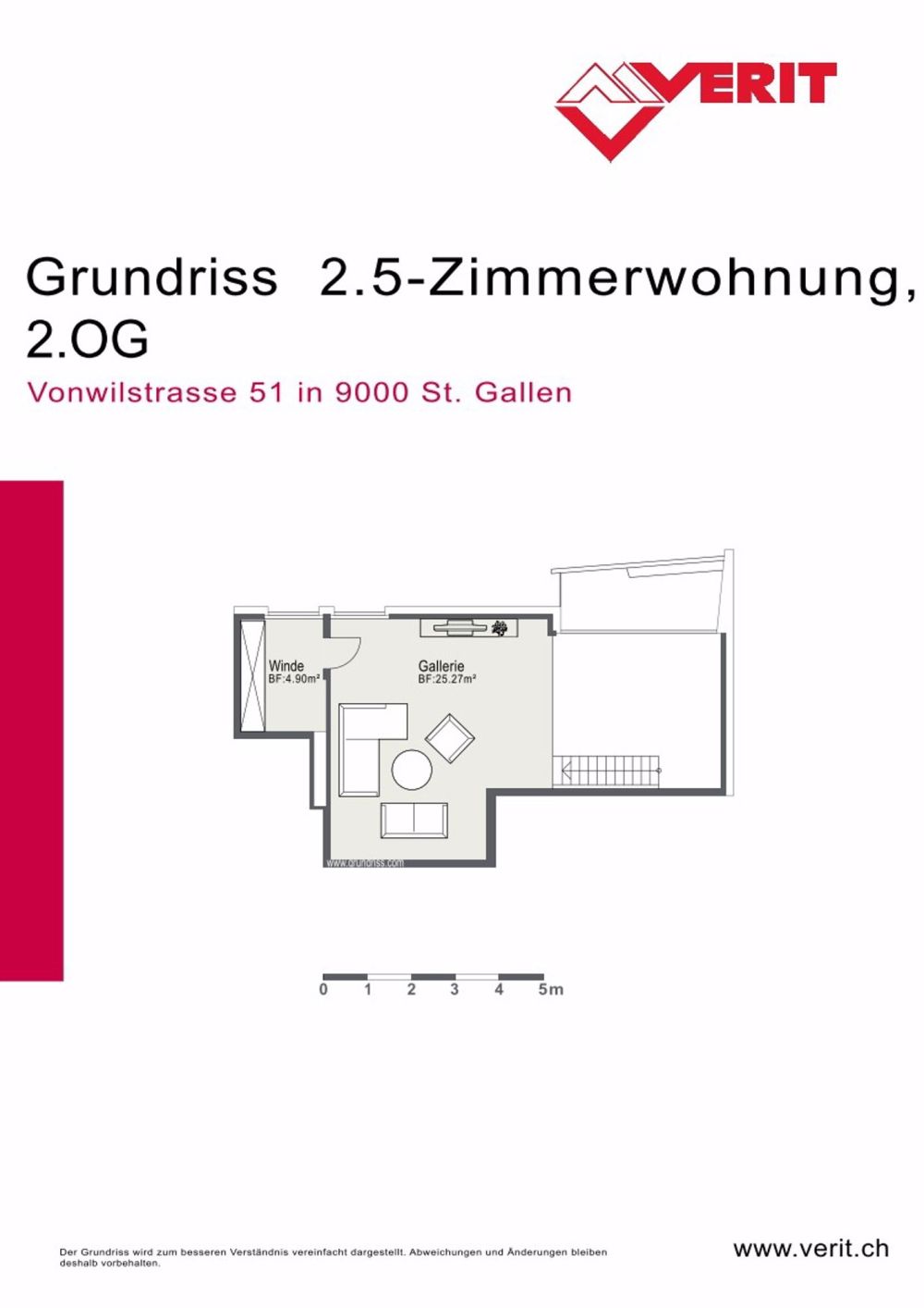 Erstvermietung nach Sanierung: 2,5 Zimmer-Maisonettewohnung und Umzugsgutschein - Grundriss Gallerie