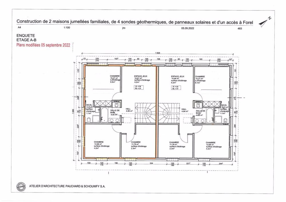 Villa jumelée 5.5 pces neuve à Forel / FR - Bild 13