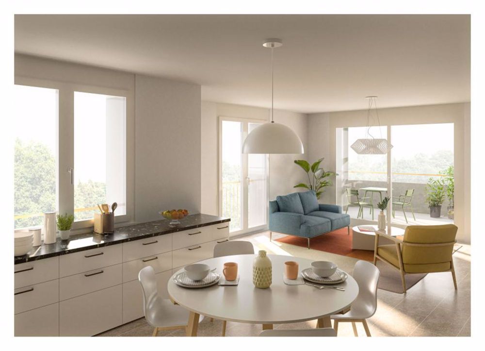 A louer à Prairie 2 - Appartement neuf et de standing de 5.5 pièces au 3ème étage ! - Bild 2