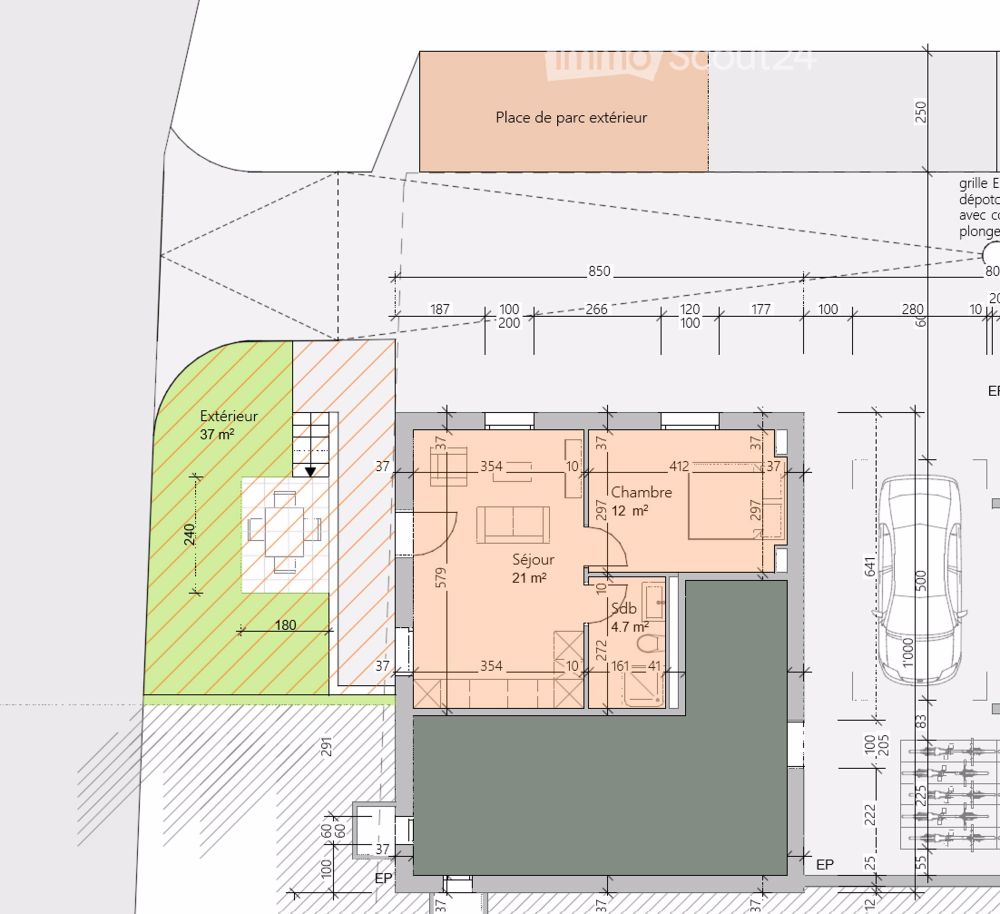 Schönes 2.5-Zimmer-Appartement neu in Les Paccots mit Parkplatz. - Bild 2