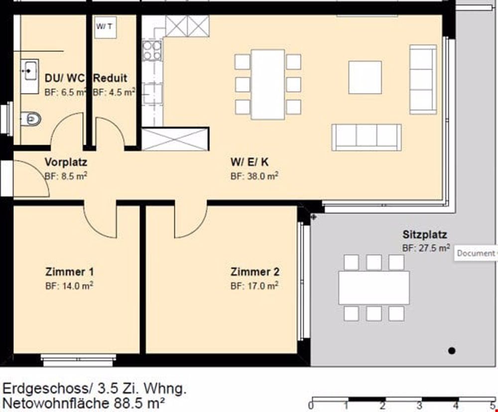 3.5 Zimmerwohnung an ruhiger Lage / Neubau Ende 2023 - Bild 8