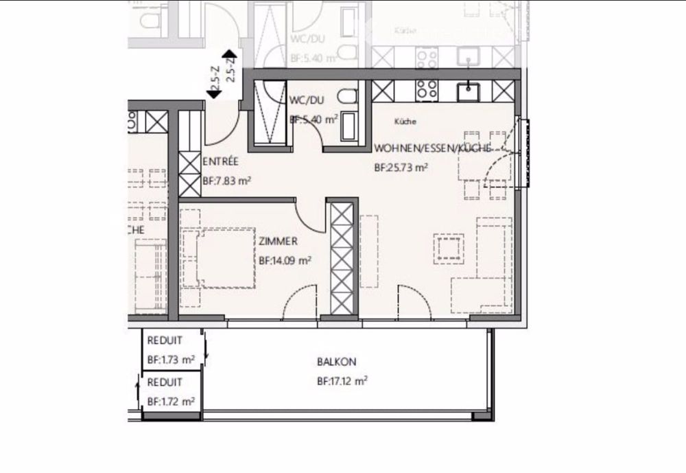 Moderne 2.5-Zimmer-Wohnnung in Brittnau - Bild 5