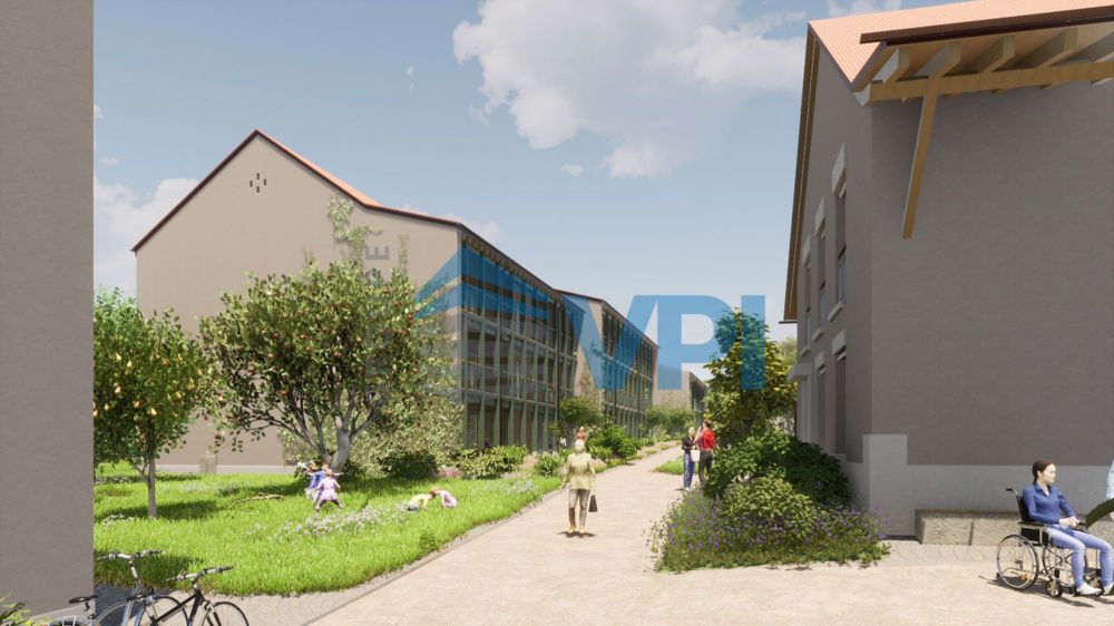 Wohnung 6.5 Zimmer im Erdgeschoss (Einheit N°A2-120 Bat.A) - Vue 2 BAT A