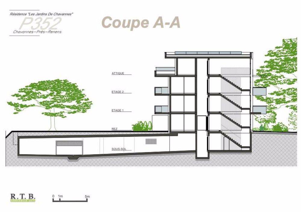 Appartement 2,5 pces au rez avec jardin à Chavannes, lot 2 - Bild 8