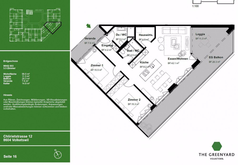 4.5 Zimmerwohnung - Bild 13