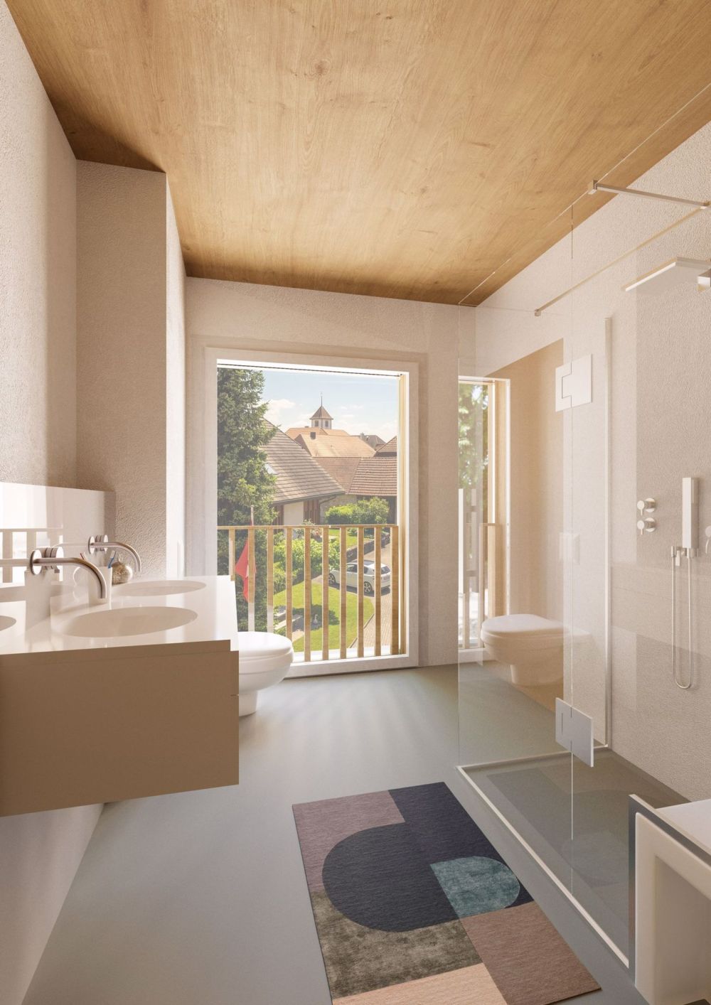 Neubauwohnung im neu erstellten Holzhaus im Herzen des Berner Seelandes - Bild 2