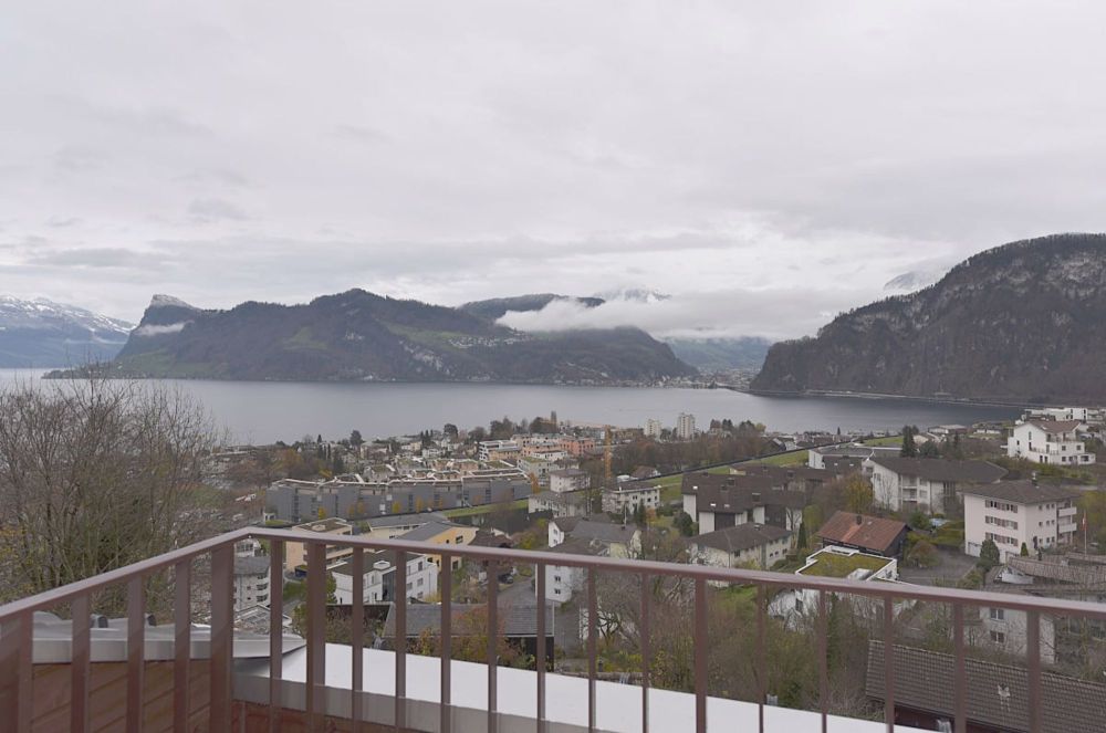 3.5 Zimmerwohnung mit toller Aussicht - Aussicht Balkon