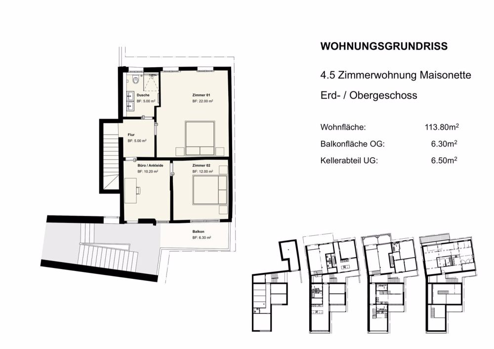Neubau-Maisonettewohnung mit viel Charme - Bild 3