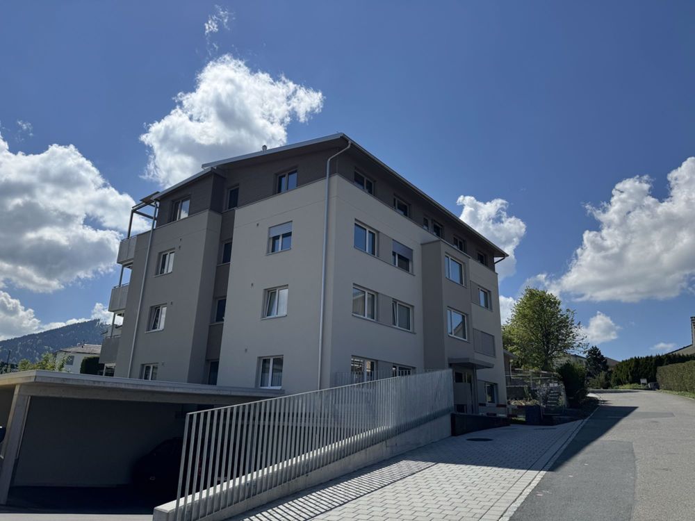 Zentrumsnahe Wohnung in ruhigem Wohnquartier - Aussenansicht