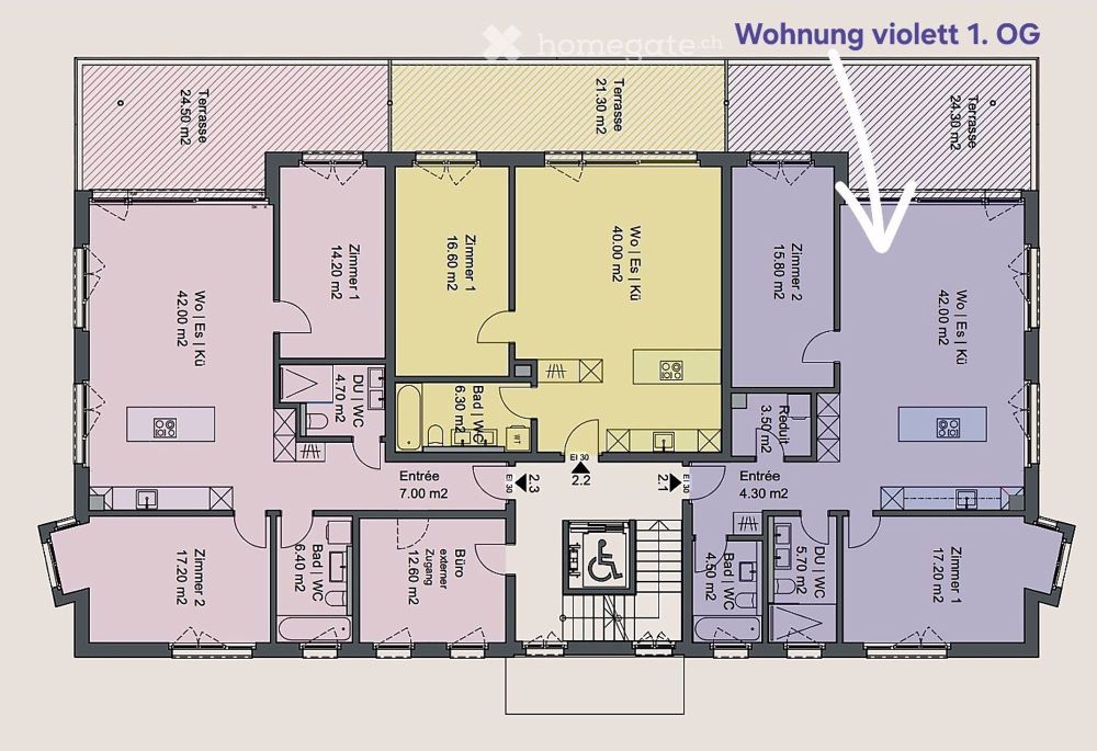 Erstvermietung moderne Neubauwohnung mit Eigentumsstandard, Preis inkl. NK und 2 Parkplätze - Bild 4