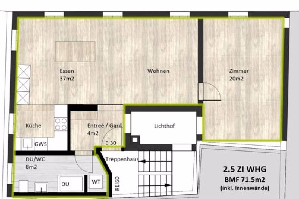 Erstbezug nach Sanierung: 2.5 Zimmerwohnung in Neunkirch - Bild 4