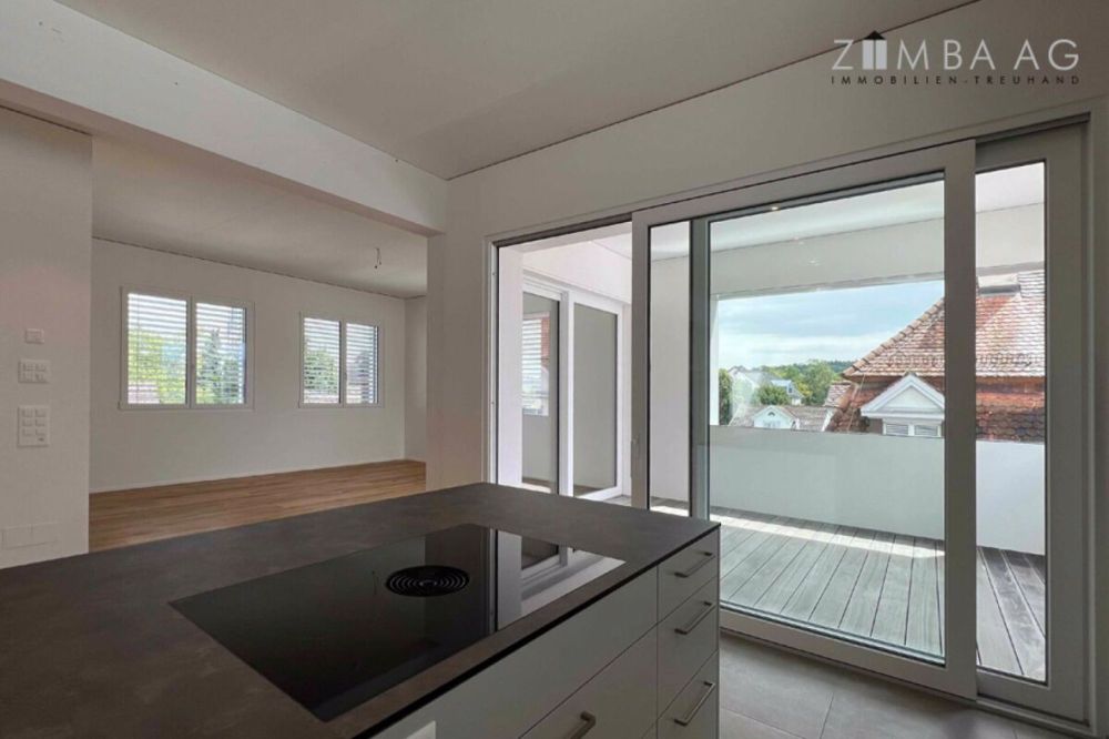 Im Thurgi-Center ganz oben: brand-neue, stylische Attika-Loft 128 m² - Bild 1