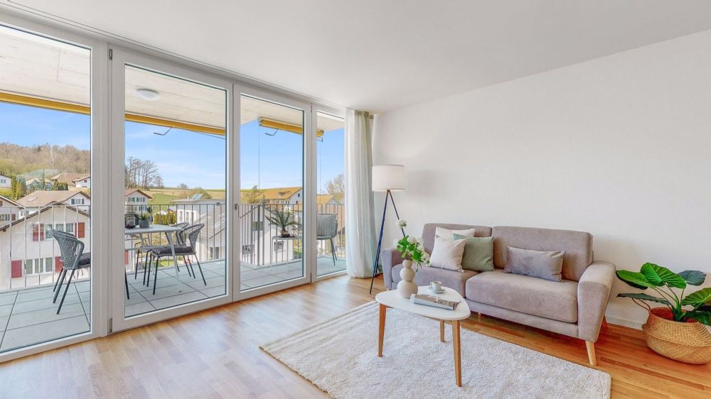 WOHNUNGEN MIT STIL - OHNE STRAHLEN - 35-Zimmer-Wohnung-in-Schmitten-Wohnbereich