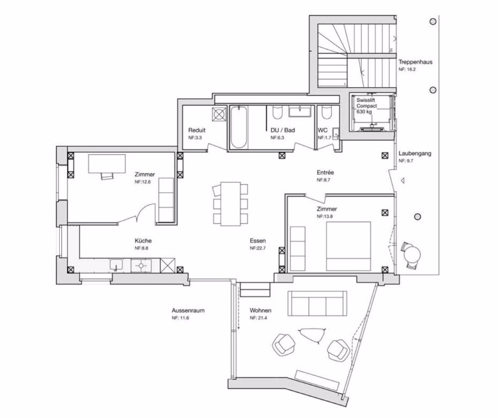 Termen - Neubau/Erstbezug - 3.5 Zimmerwohnung zu vermieten - Bild 2