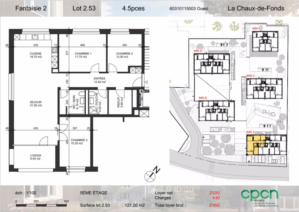 Magnifique appartement de 4.5 pièces entièrement neuf avec balcon-loggia - Bild 11